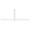 Ekena Millwork Eugene Architectural Grade PVC Gable Bracket, 108"W x 40 1/2"H x 4"D x 4"F, 9/12 Pitch GBP108X41X0404EUG00 - alternate 2